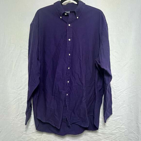 Ralph Lauren Other - Vintage Ralph Lauren Blake 100% Cotton Purple Button Down Shirt XL